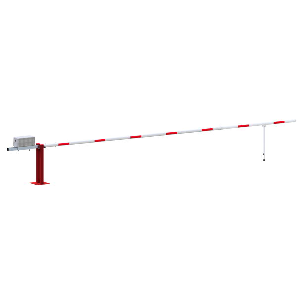 Access barrier with counterweight | and swing post | clear width: 7000 mm | for padlock